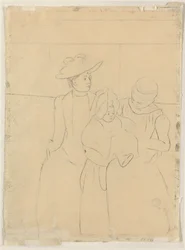 Im Omnibus [verso], ca. 1891