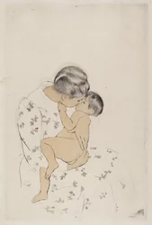 Kuss der Mutter, 1890-1891.