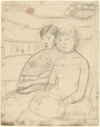 Die Loge [recto], 1882
