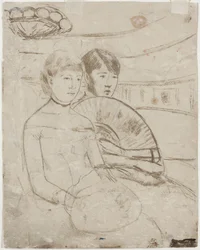 Die Loge [Rückseite], 1882