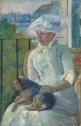 Junges Mädchen am Fenster