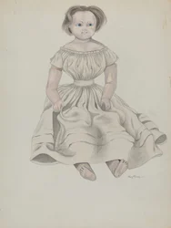 Wachspuppe, ca. 1936