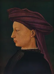 Profilporträt eines jungen Mannes, ca. 1425