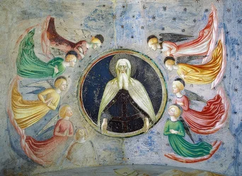 Gott Vater umgeben von Engeln