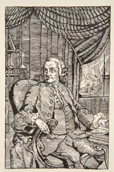 Franklin, Kopie von Boris Mestchersky (gest. 1957) Illustration aus 