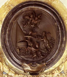 Putti destillieren Rosen