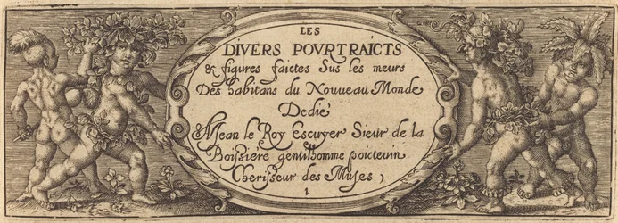 Les divers pourtraicts et figures I (Titelseite)