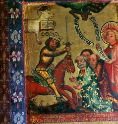 Gemälde, das das Martyrium von St. Peter und St. Paul zeigt
