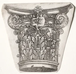 Basis und Kapitell mit Putti, ca. 1525-1550