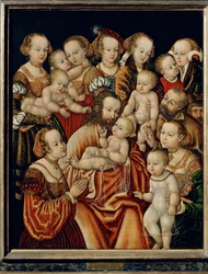 Christus segnet die Kinder