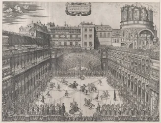 Speculum Romanae Magnificentiae: Vatikanisches Turnier, 1565