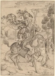 Heiliger Christophorus zu Pferd