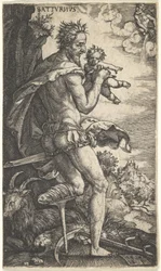 Saturn, aus Die Götter, die über die Planeten herrschen, 1525