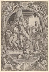 Apelles malt Alexander und Campaspe