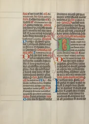 Geschmücktes Initial B