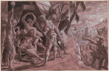 Soldaten entdecken den Körper von Holofernes