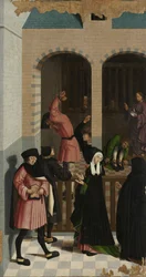 Die sieben Werke der Barmherzigkeit: Gefangene freikaufen, 1504