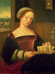 Maria Magdalena beim Lesen