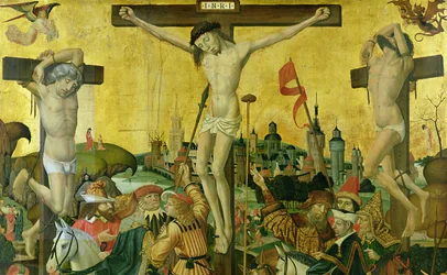 Die Kreuzigung, um 1500 (Detail)