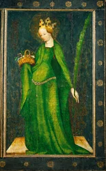 Heilige Dorothea, Tafel eines Altars