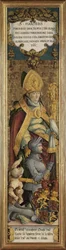 Sankt Martin von Tours mit Gottfried Werner von Zimmern und einem Bettler