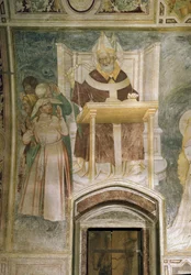 St. Ambrosius (Fresko)