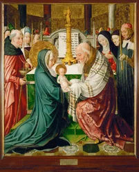Darstellung im Tempel, eines von zwei Tafeln