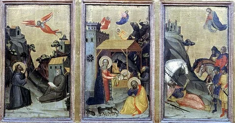 Die Stigmata des Hl. Franziskus, Die Geburt Christi und Die Bekehrung des Hl. Paulus