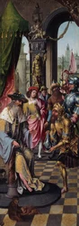 König David erhält das Zisternenwasser von Bethlehem, 1515-1520