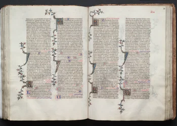 Das Gotha-Missale: Fol. 100r, Text, ca. 1375