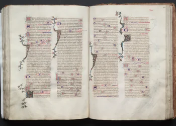 Das Gotha-Missale: Fol. 105v, Text, ca. 1375