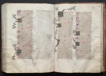 Das Gotha Missale: Fol. 129r, Text, ca. 1375