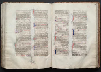 Das Gotha Missale: Fol. 130v, Text, ca. 1375