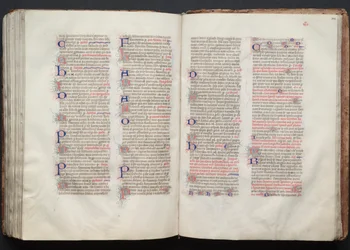 Das Gotha Missale: Fol. 141v, Text (ca. 1375)