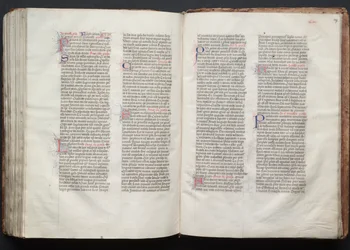 Das Gotha Missale: Fol. 147r, Text, ca. 1375