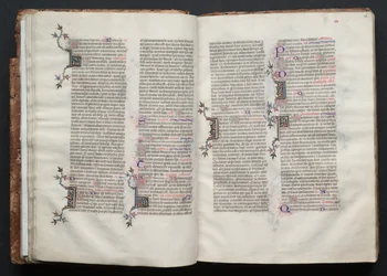 Das Gotha Missale: Fol. 25v, Text, ca. 1375