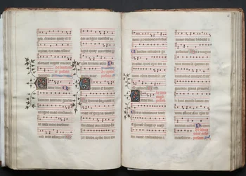 Das Gotha Missale: Fol. 59v, Text, ca. 1375