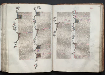 Das Gotha-Missale: Fol. 99r, Text, ca. 1375