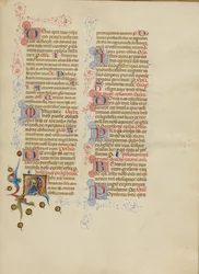 Initial M: Heiliger Lukas
