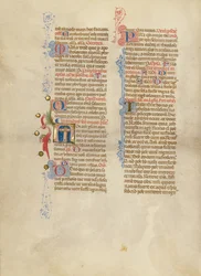 Initiale N: Das Kreuz