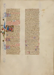 Initiale O: Heiliger Laurentius