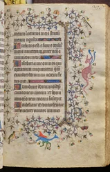 Stundenbuch von Charles dem Edlen, König von Navarra (1361-1425): fol. 107r, Text