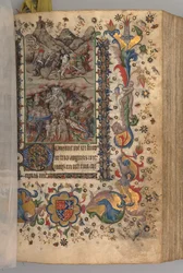 Stundenbuch von Karl dem Edlen, König von Navarra 1361-1425: fol. 101r, Text, um 1405