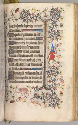 Stunden von Karl dem Edlen, König von Navarra 1361-1425: fol. 196r, Text, ca. 1405