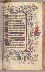 Stundenbuch von Karl dem Edlen, König von Navarra 1361-1425: fol. 209r, Text, um 1405