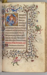 Stundenbuch von Charles dem Edlen, König von Navarra 1361-1425, fol. 274r, St. Stephan, um 1405