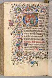Stundenbuch von Karl dem Edlen, König von Navarra, fol. 285v, St. Martin