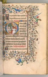 Stundenbuch von Karl dem Edlen, König von Navarra 1361-1425, fol. 2865r, St. Nikolaus, ca. 1405
