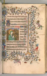 Stundenbuch von Karl dem Edlen, König von Navarra 1361-1425, fol. 297r, St. Elisabeth, ca. 1405