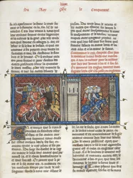 Eine Schlacht mit John, König von England, und Ludwig VIII. auf dem Marsch, aus 